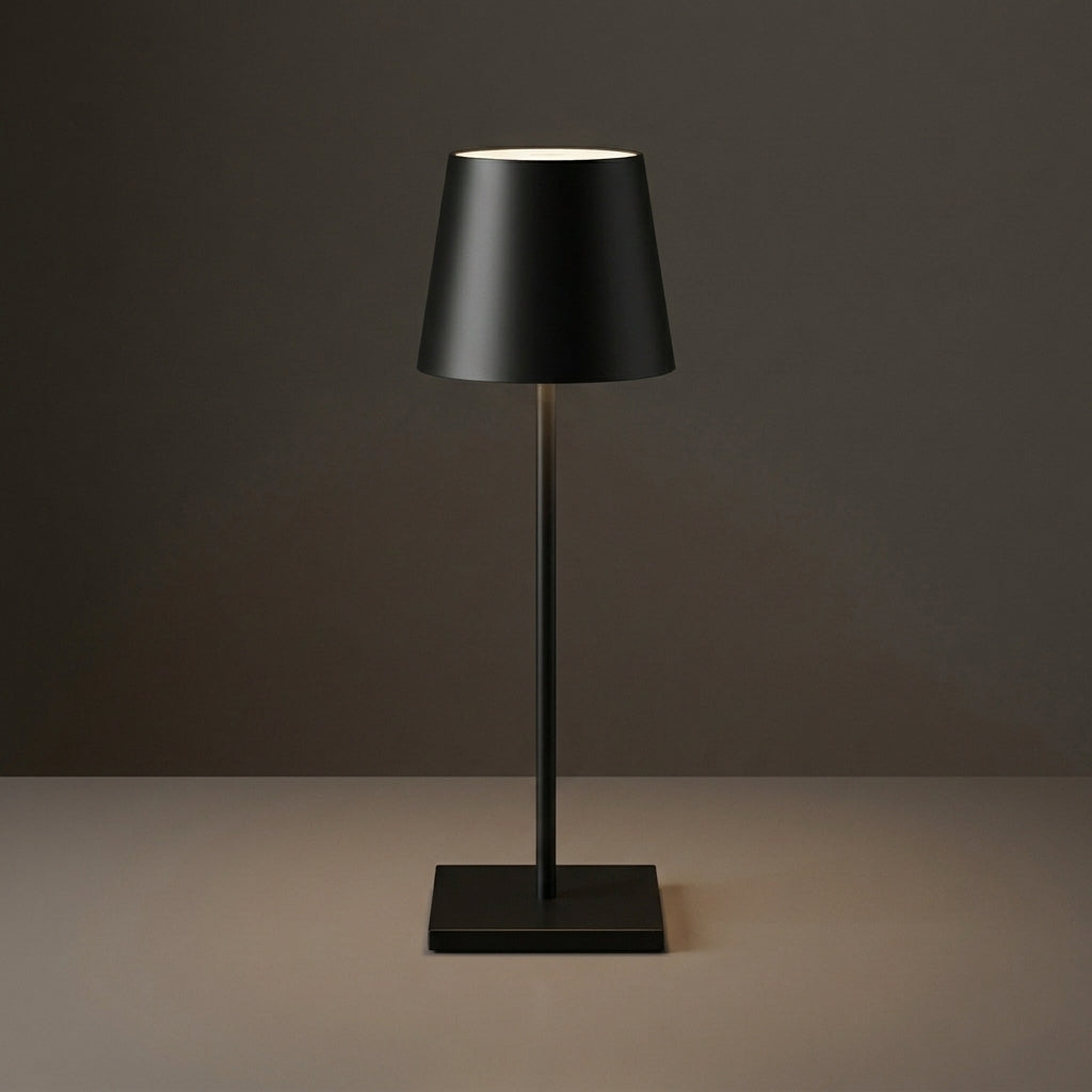 Oaklume Bistro Cordless Table Lamp in Matte Black
